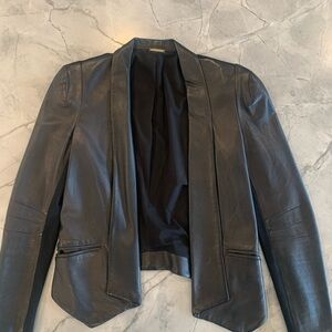 Rebecca Minkoff Black Leather Women's Jacket size xs